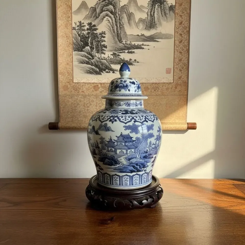 Vintage Chinese Carved Wood Display Stand-Rosewood-Vase-Ginger Jar Base-Plant